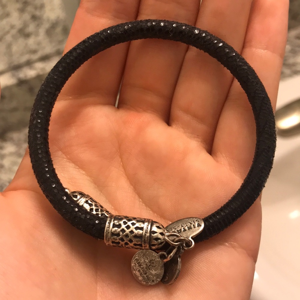 Alex & Ani black bracelet
